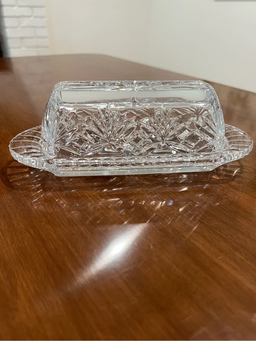 Crystal Butter Dish
